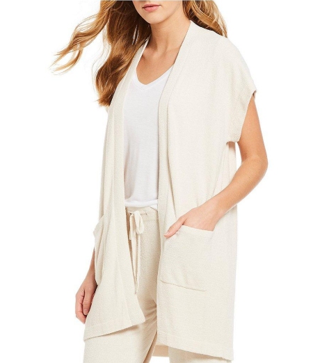 Barefoot dreams hot sale sleeveless cardigan